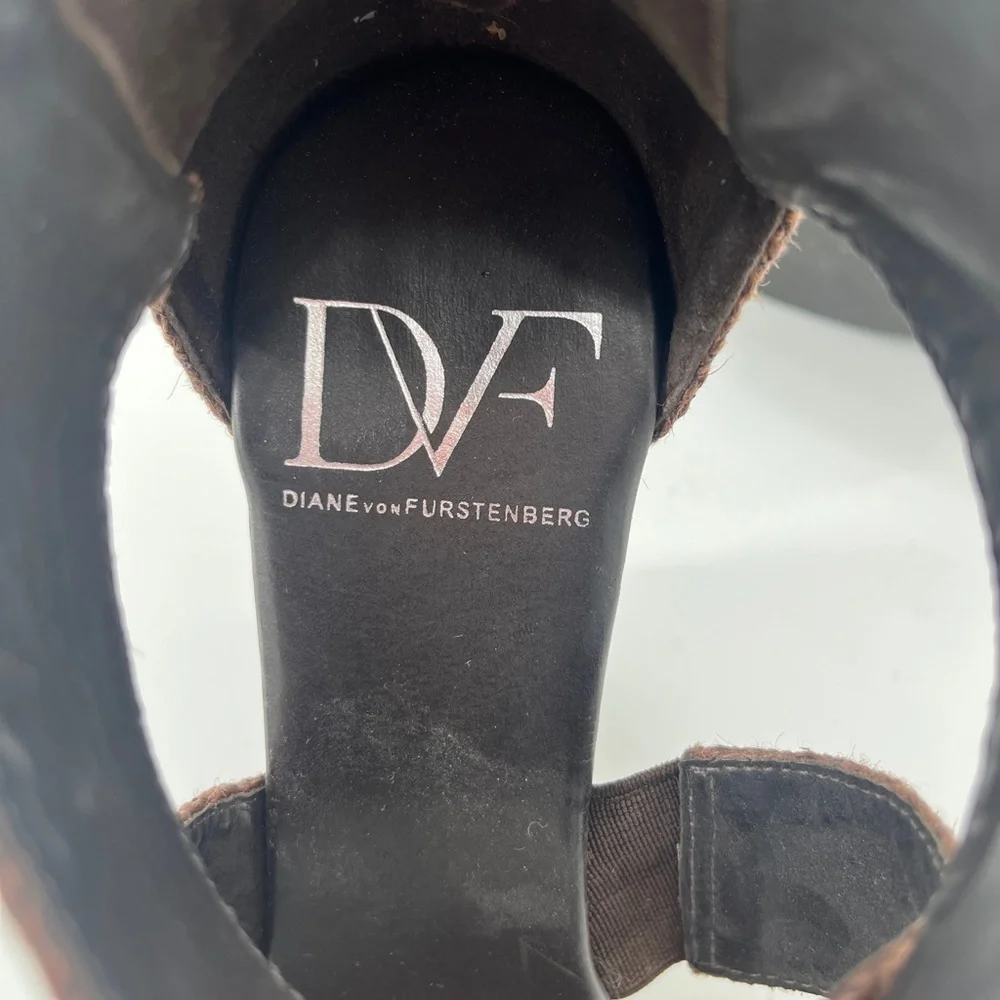 Diane Von Furstenberg Opal Wedge Sandals - Picture 8 of 12